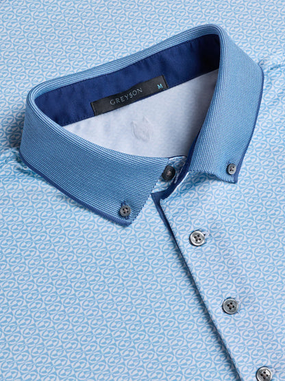 Guardian Short Sleeve Polo in Wolf Blue