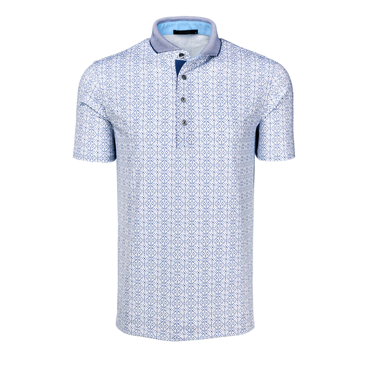 Echo Falls Short Sleeve Polo in Arctic