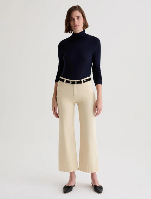 Saige Wide Leg Crop in Opal Stone