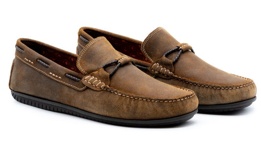 Bermuda Nubuck Braided Bit Loafers