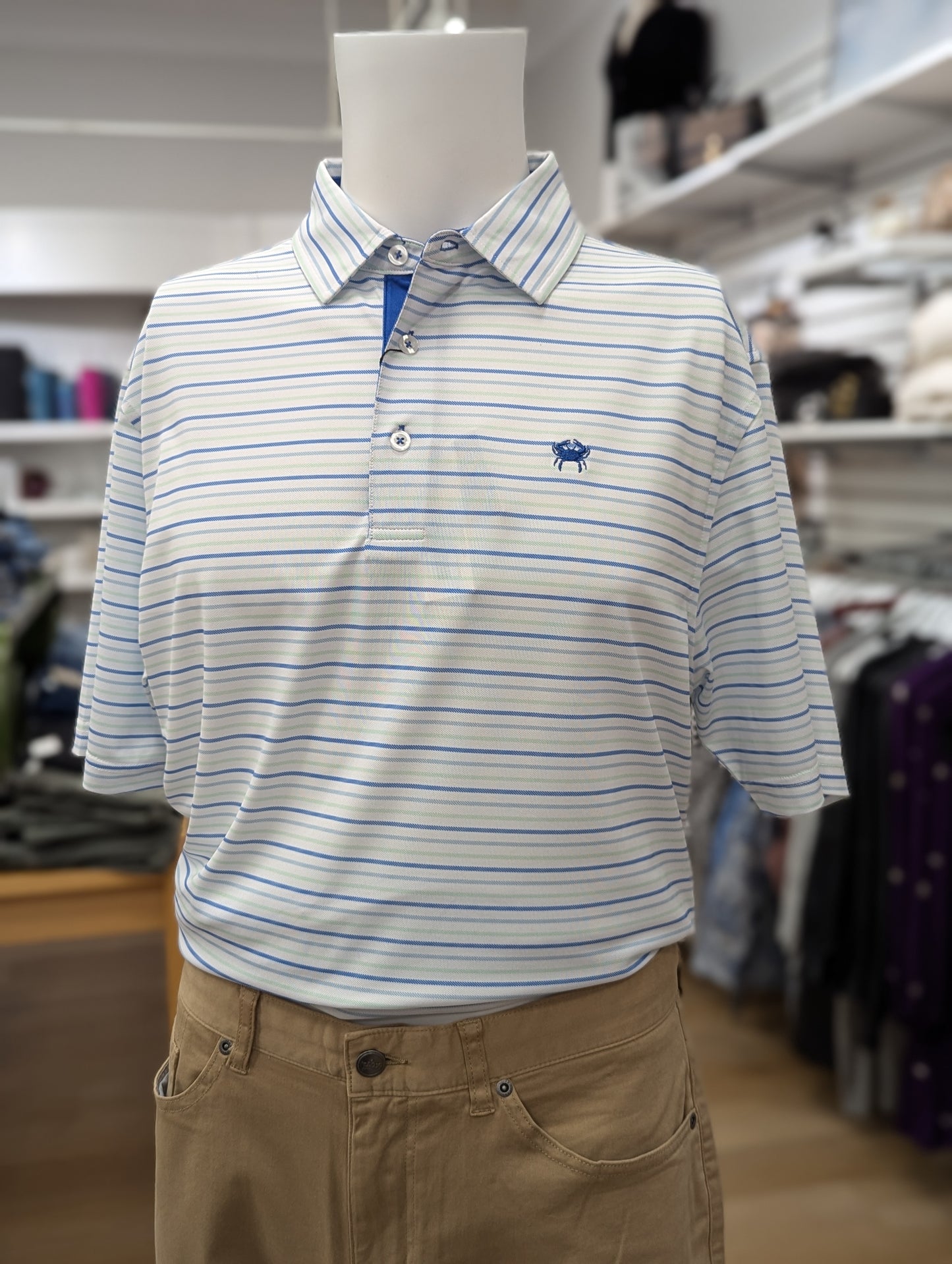 Jimmy Knows Polo- White/Coblat