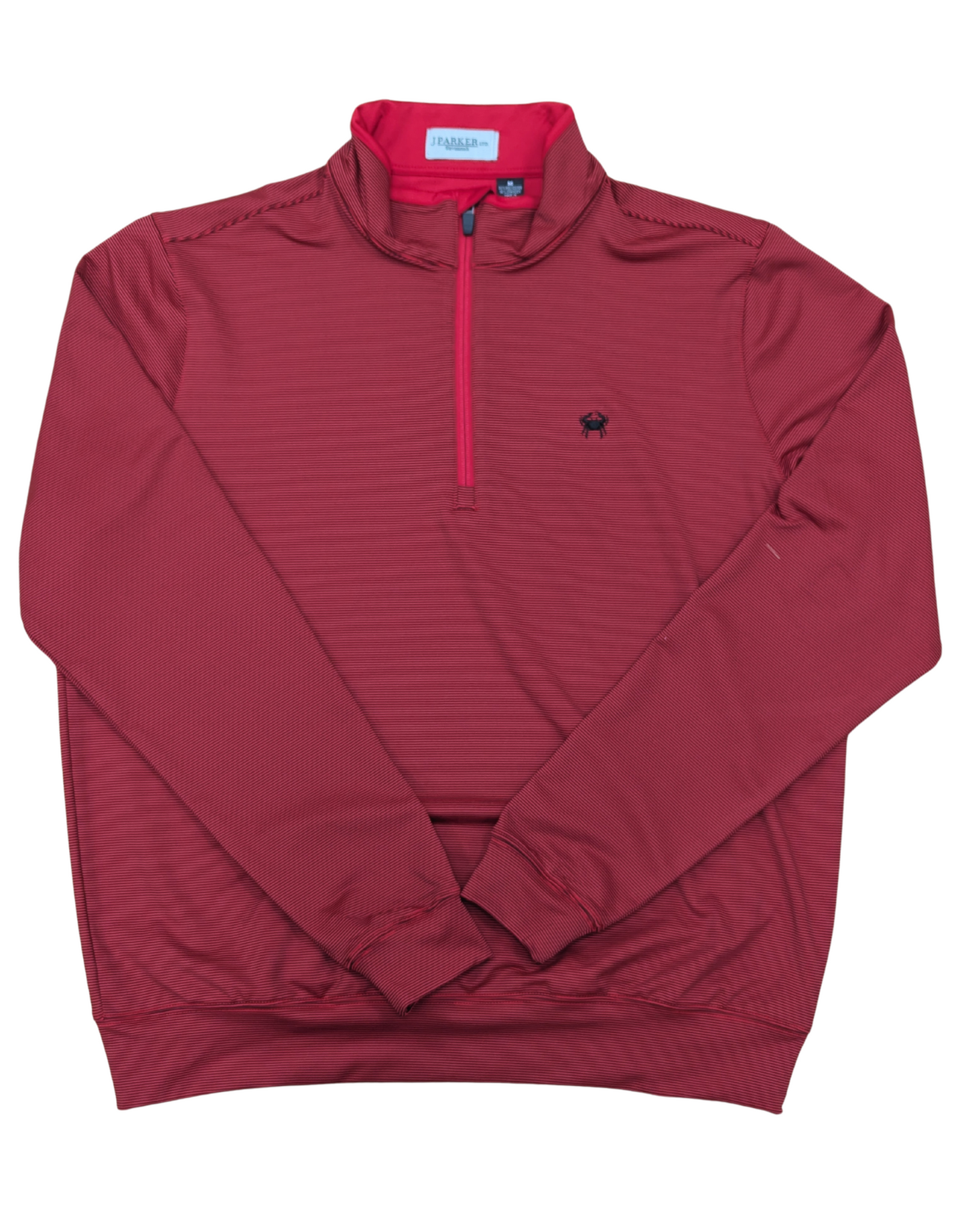 Jimmy Knows Quarter Zip- Red/Black