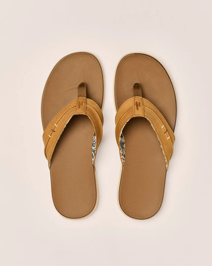 Starboard Leather Sandal in Taupe