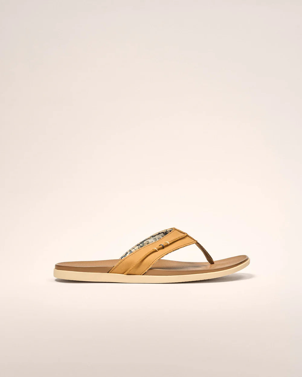 Starboard Leather Sandal in Taupe