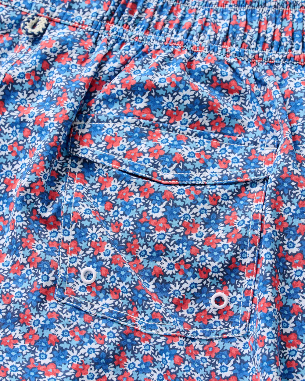 Half Elastic 7" Swim Trunks in Freesia