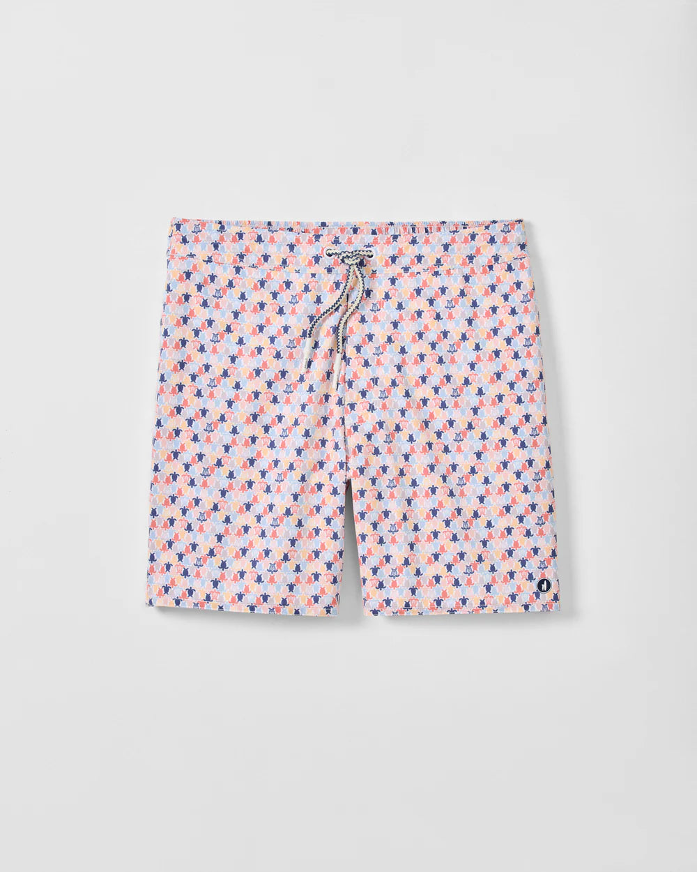 Half Elastic 7" Swim Trunks in Shelly