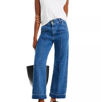 70s Cuffed Jeans