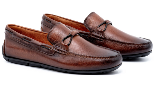 Braided Bit Loafers - Bourbon