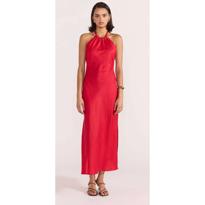 Amana Halter Bias Dress