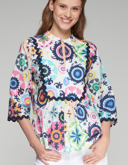 Valerie Suzani Multicolor Voile Shirt