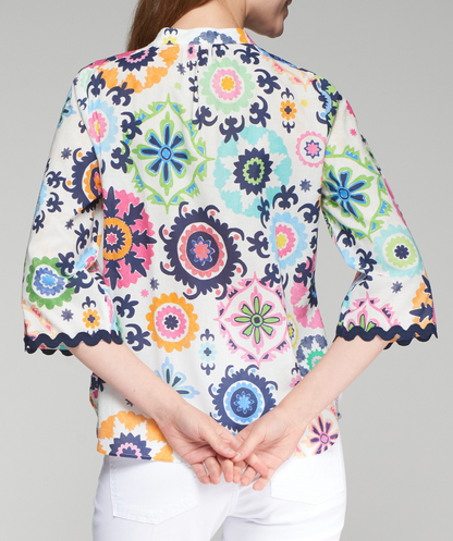 Valerie Suzani Multicolor Voile Shirt