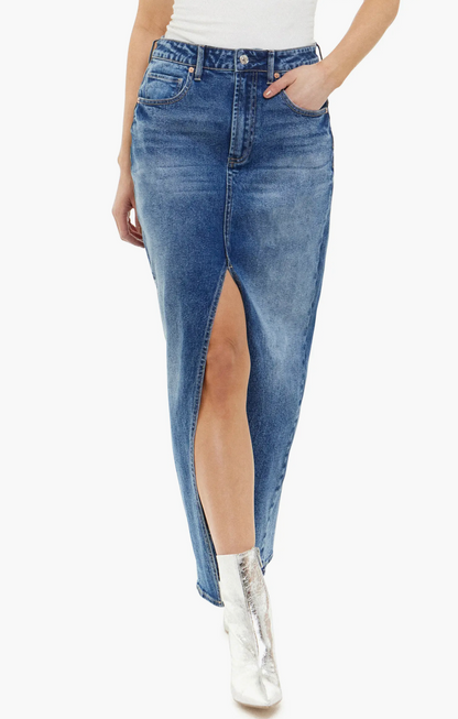 Denim Maxi Skirt
