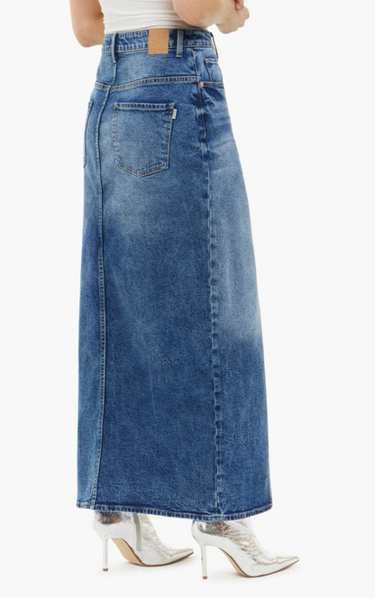Denim Maxi Skirt