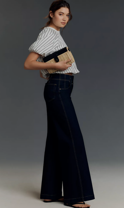 The Seamed Wide Trouser