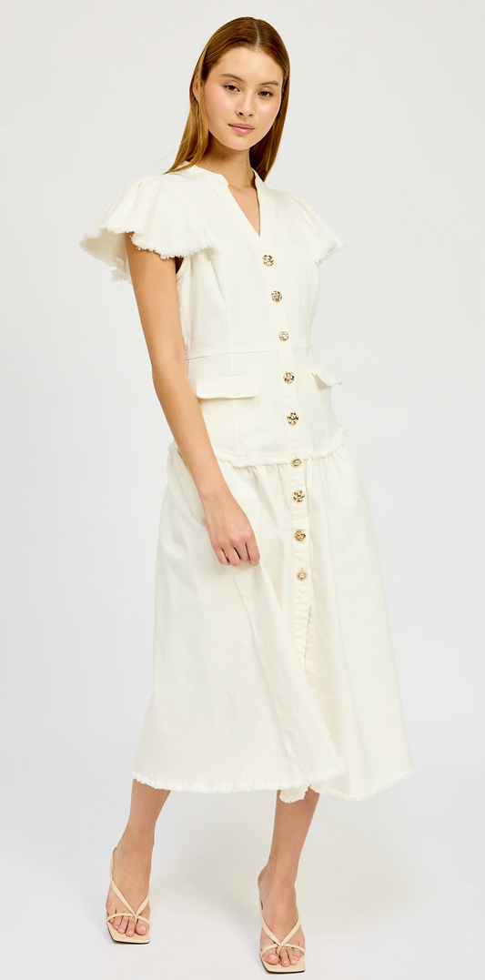 Oaklynn Denim Midi Dress