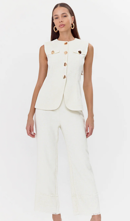 Jackie Tweed High Waist Trouser