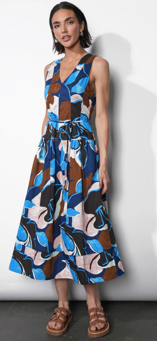 Abi Poplin Midi Dress