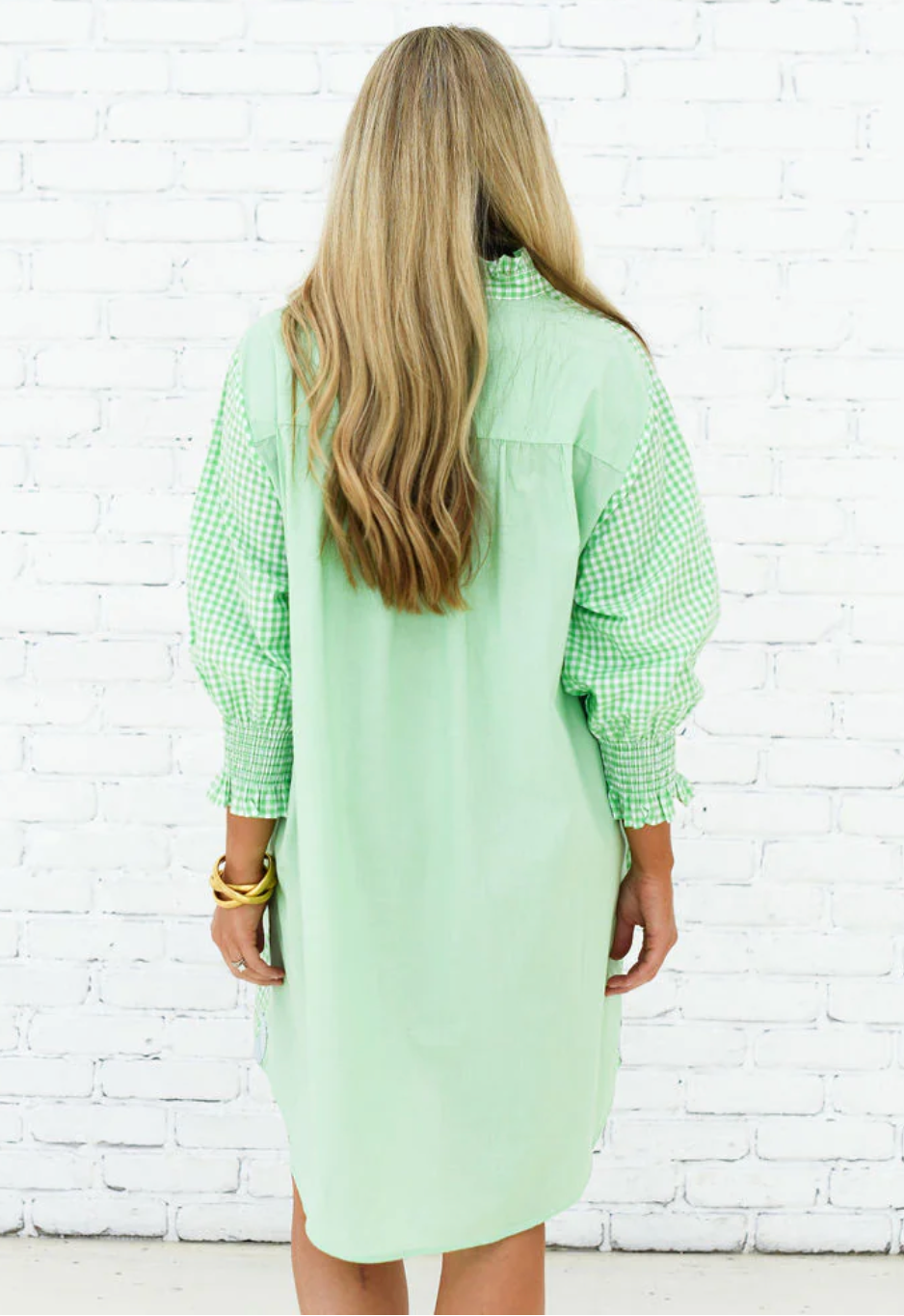 Kimberly Dress Opposite Gingham