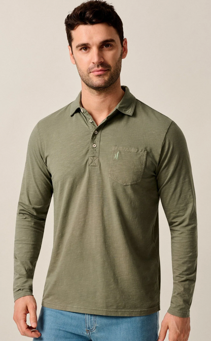 Long-Sleeve Original 4-Button Polo