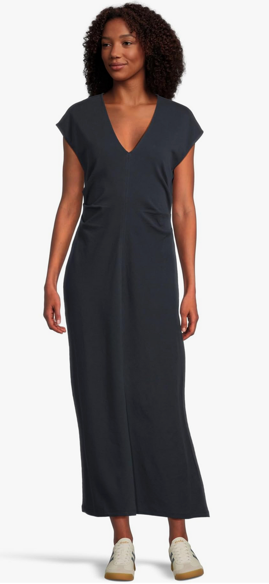 Side Tuck Maxi Dress