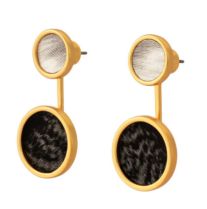 Riley Bezel Jacket Earring