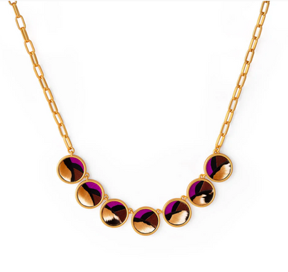 Ella Multi-Bezel Necklace