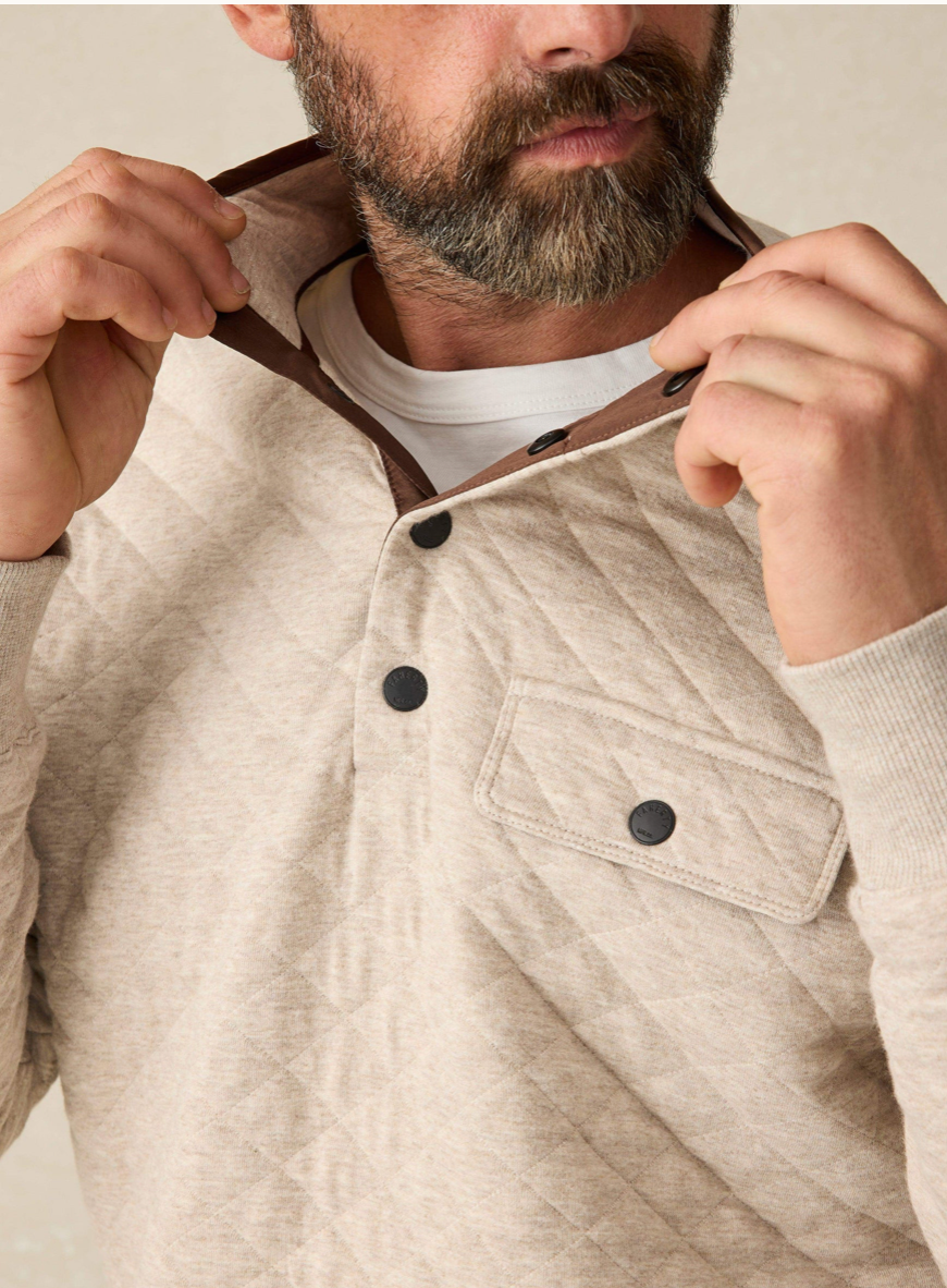 Epic Quilted Fleece Pullover