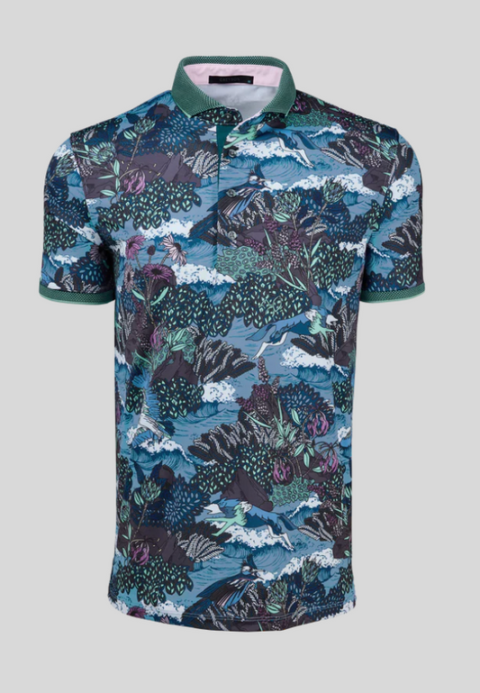 In The Wave Short Sleeve Polo