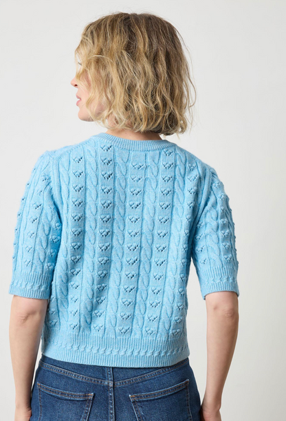 Short Sleeve Cardigan Sweater