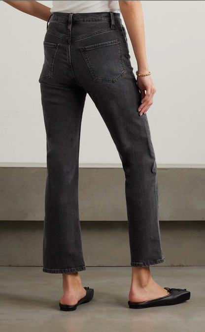 Le Jane Ankle-High Rise Straight Jean