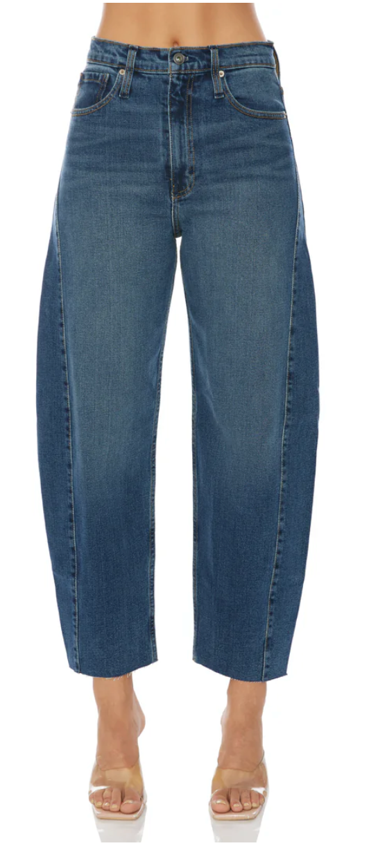 The Duchess-Mid Rise Barrel Jean