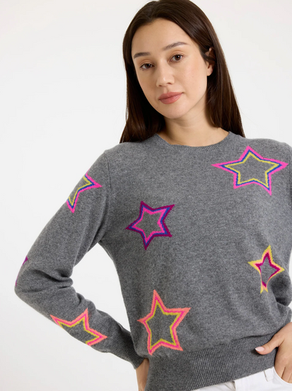 Pop Star Cashmere Crew Neck Jumper