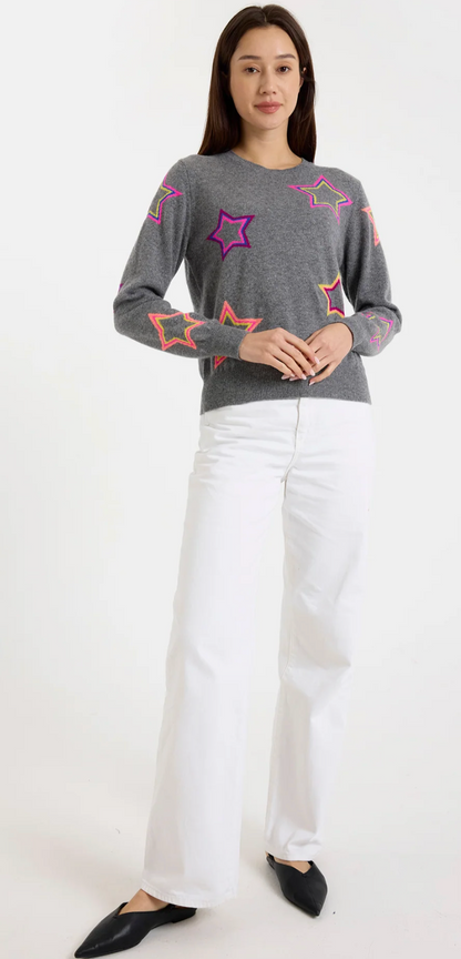 Pop Star Cashmere Crew Neck Jumper