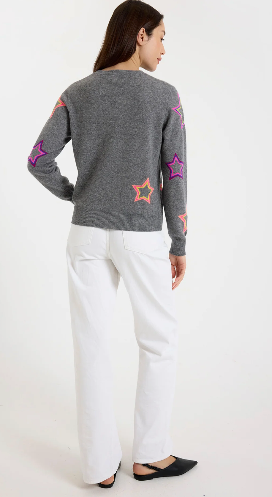 Pop Star Cashmere Crew Neck Jumper