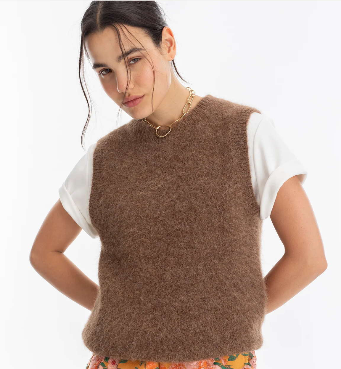 Alpaca Knitted Vest