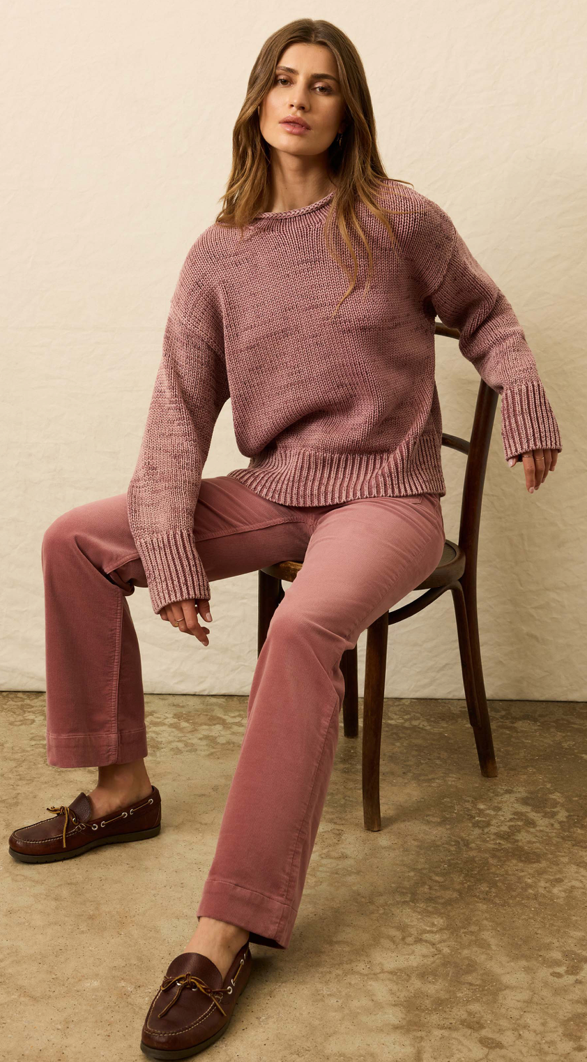 Stretch Terry Cord Patch Pocket Pant