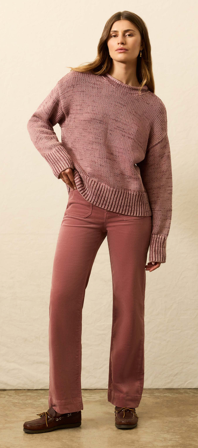 Stretch Terry Cord Patch Pocket Pant