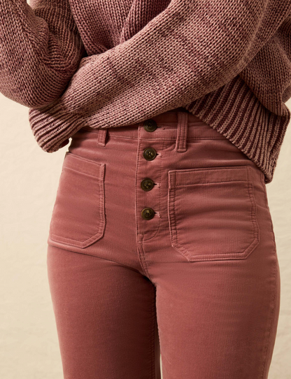 Stretch Terry Cord Patch Pocket Pant