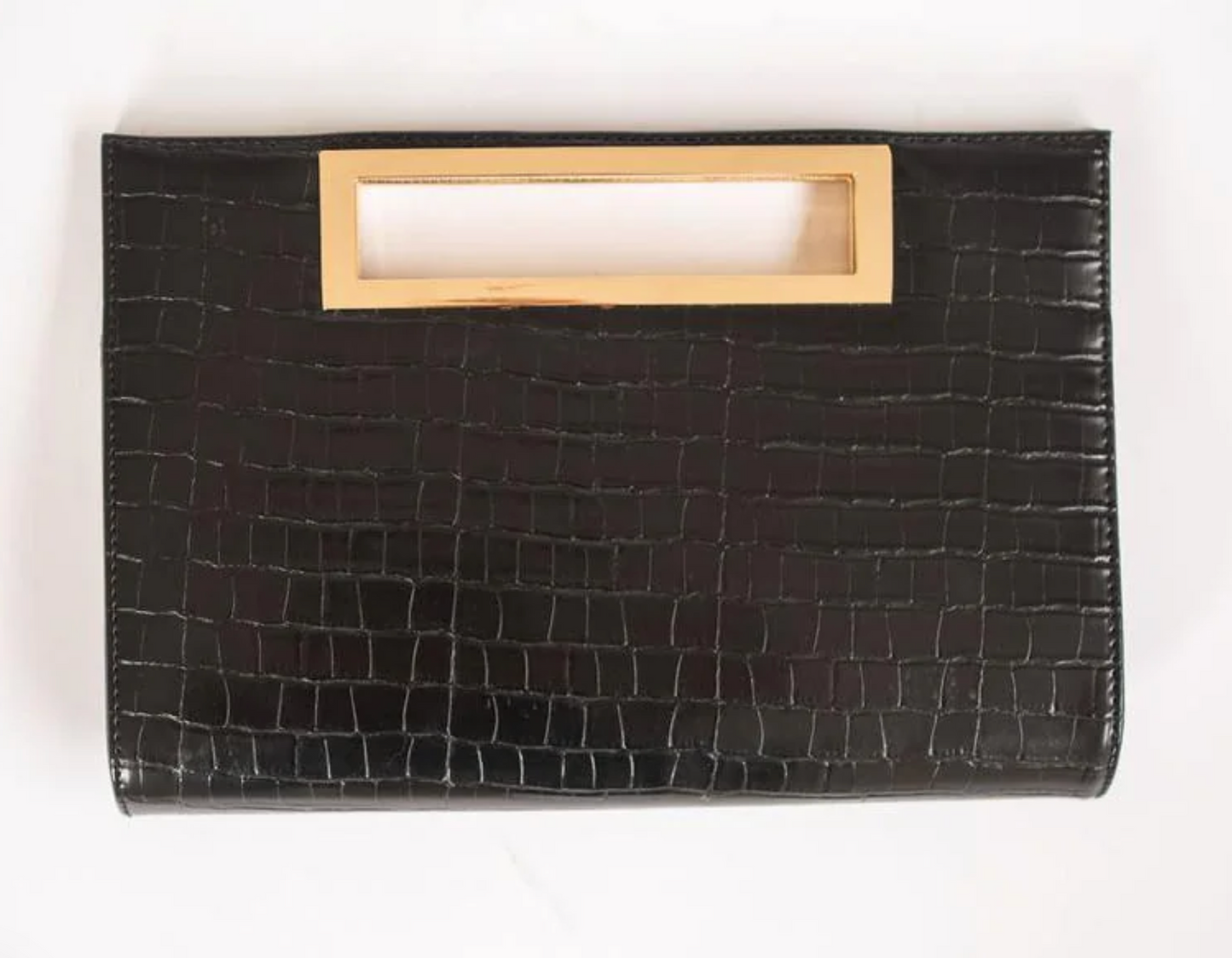 Chloe Croc Clutch