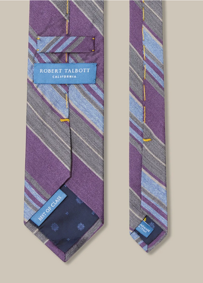 Robert Large Multi Repp Necktie