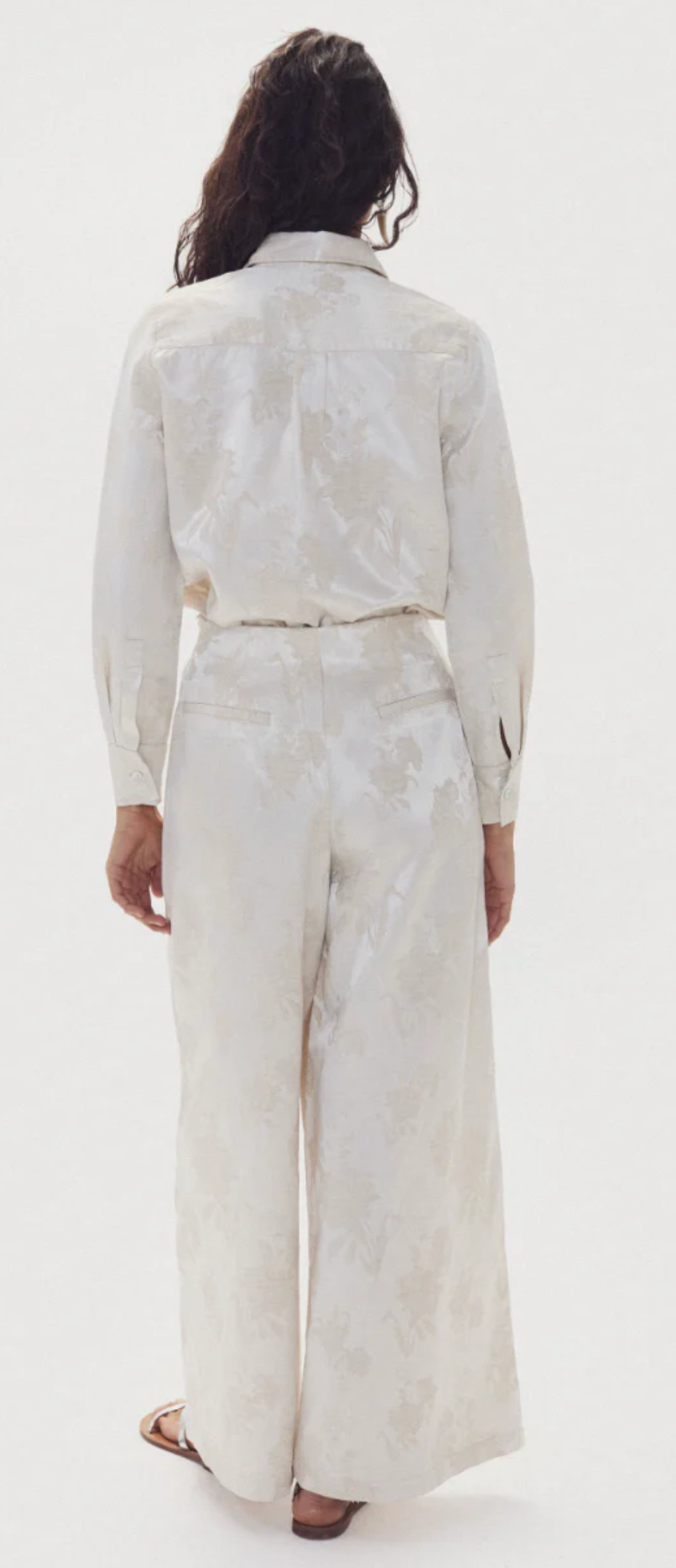 Culotte Brocade Pants