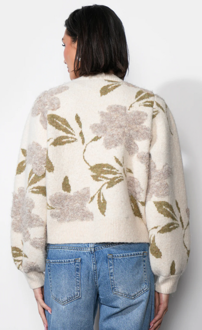 Skylar Cozy Floral Cardigan