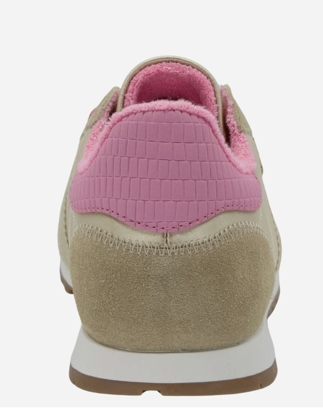 Asian in Beige Sneakers