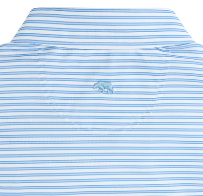 Guide Stripe Performance Pique Polo-Iris