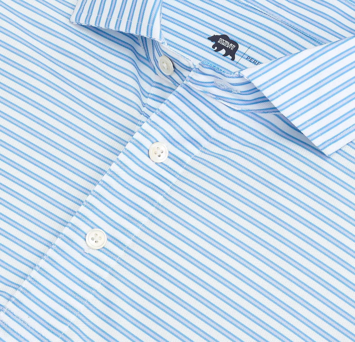 Guide Stripe Performance Pique Polo-Iris