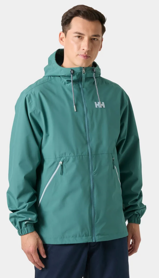 Sandoy Rain Jacket in Opal Green