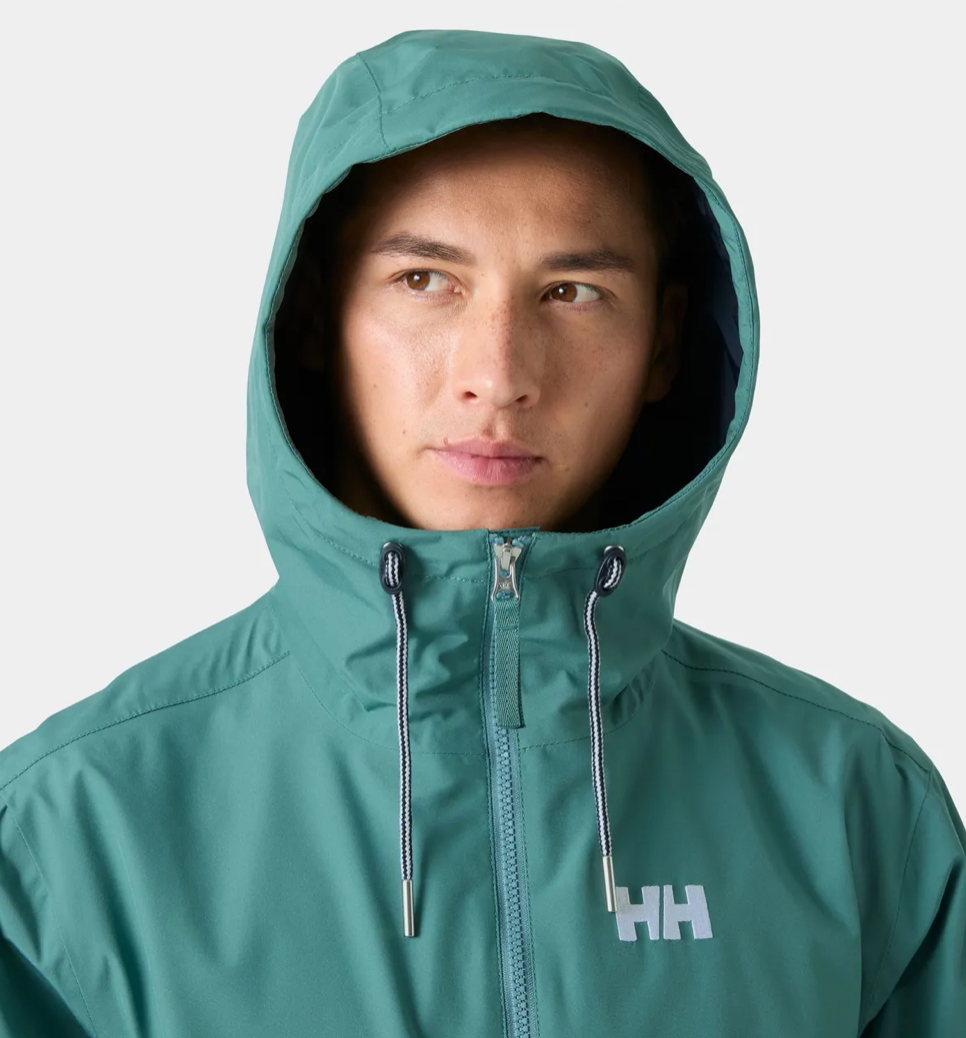 Sandoy Rain Jacket in Opal Green
