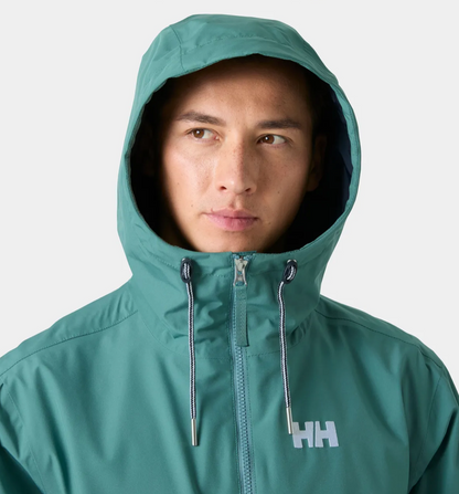 Sandoy Rain Jacket in Opal Green
