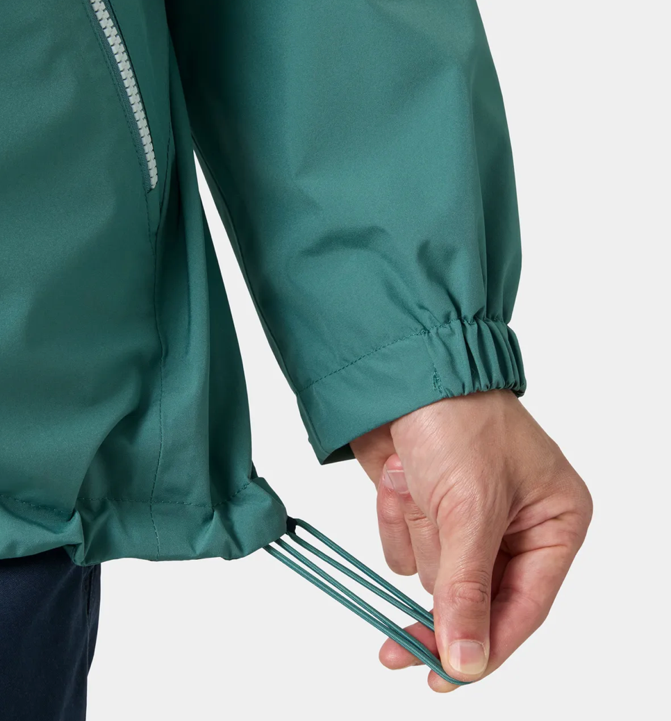 Sandoy Rain Jacket in Opal Green