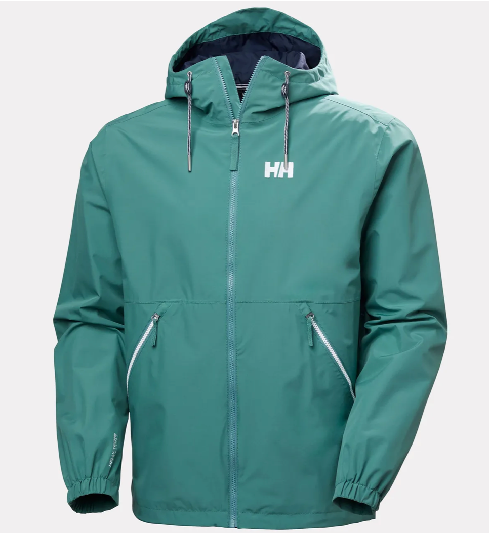 Sandoy Rain Jacket in Opal Green